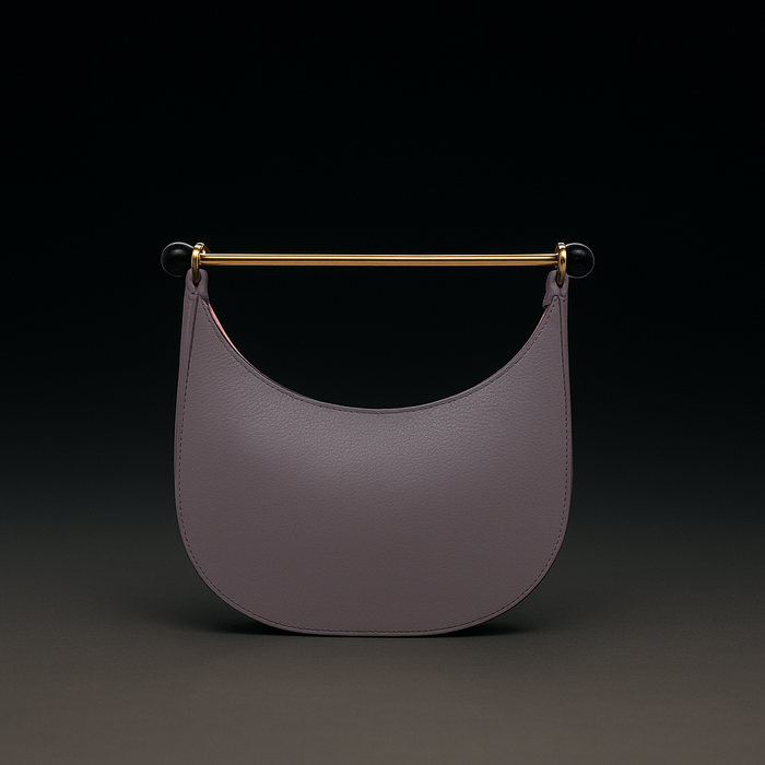 Mini Moon Purple Leather