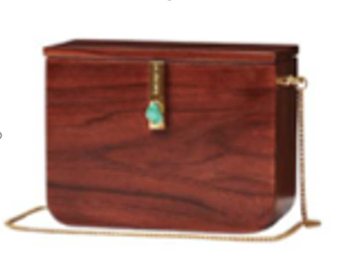 Rectangle Crossbody Olive Wood