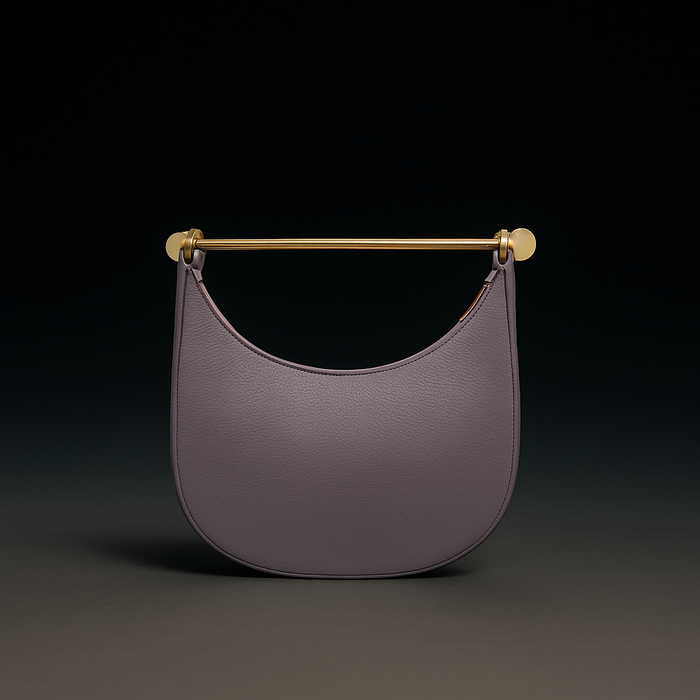 Mini Moon Purple Leather