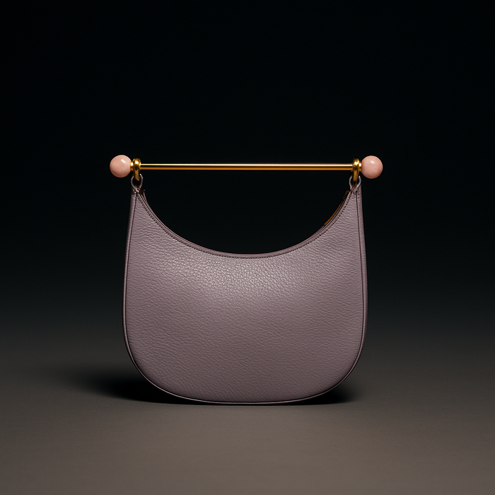 Mini Moon Purple Leather