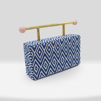 Mia Clutch Blue Diamonds