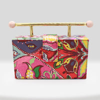 Mia Clutch Pink Flower