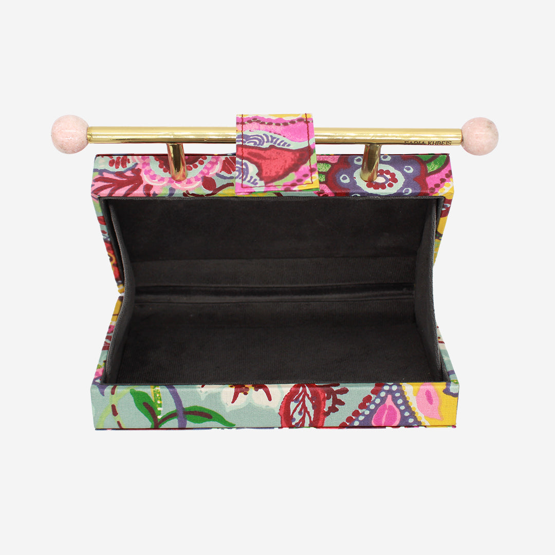 Mia Clutch Pink Flower