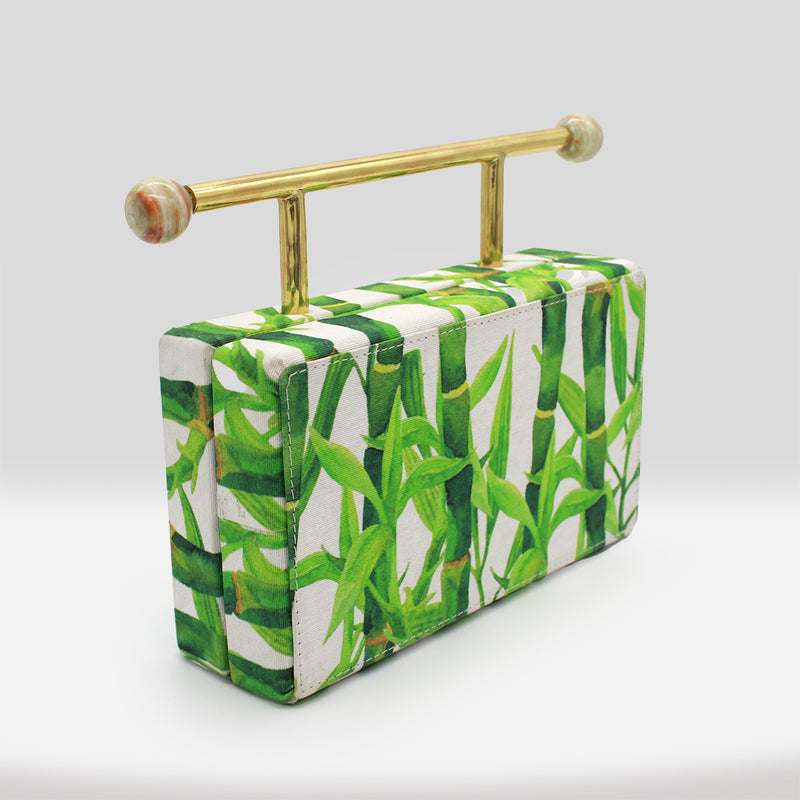 Mia Clutch Bamboo Green