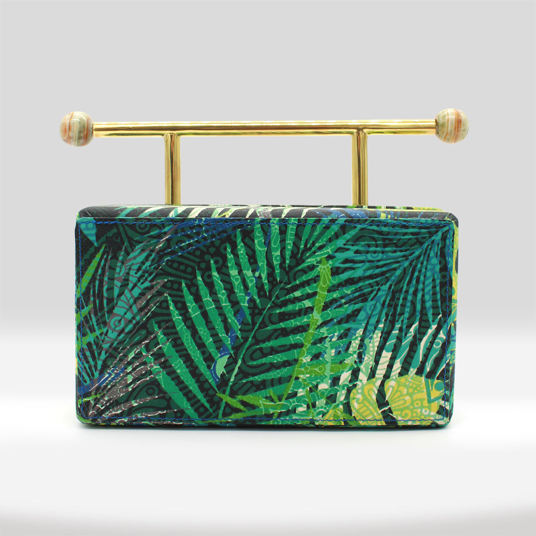 Mia Clutch Oasis Leaves