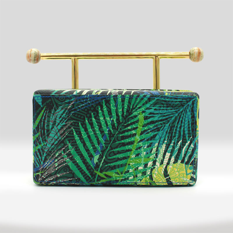 Mia Clutch Oasis Leaves