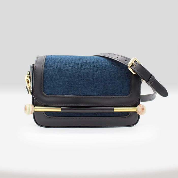 Sofia Crossbody Blue & Balck