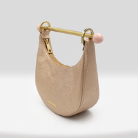 Mini Moon Golden Leather