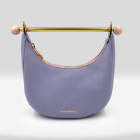 Mini Moon Purple Leather